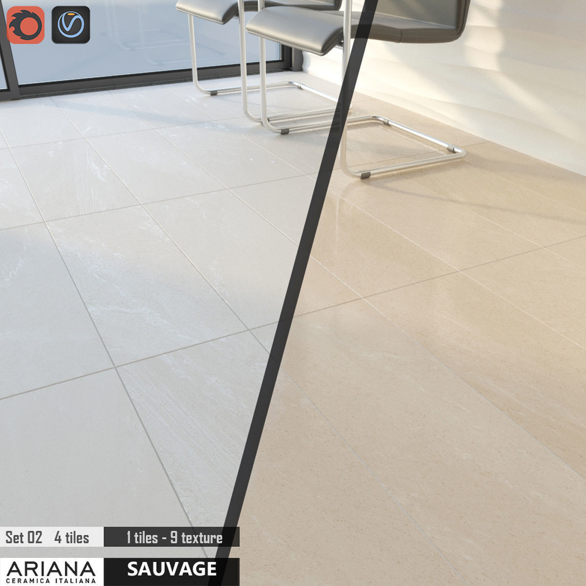 ARIANA SAUVAGE Set 02 3D model_1