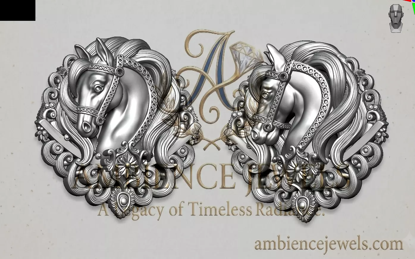 Majestic Horse Head 3D print model