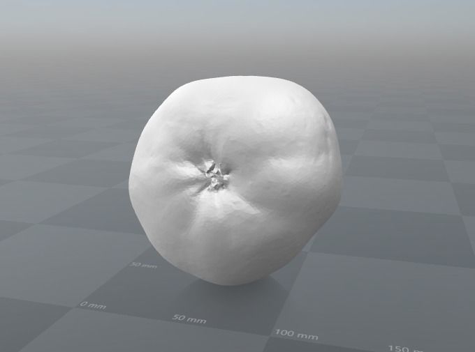 Ligol apple - 3-  laser scanned 3D model_8