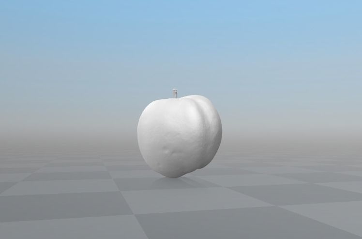 Ligol apple - 3-  laser scanned 3D model_2