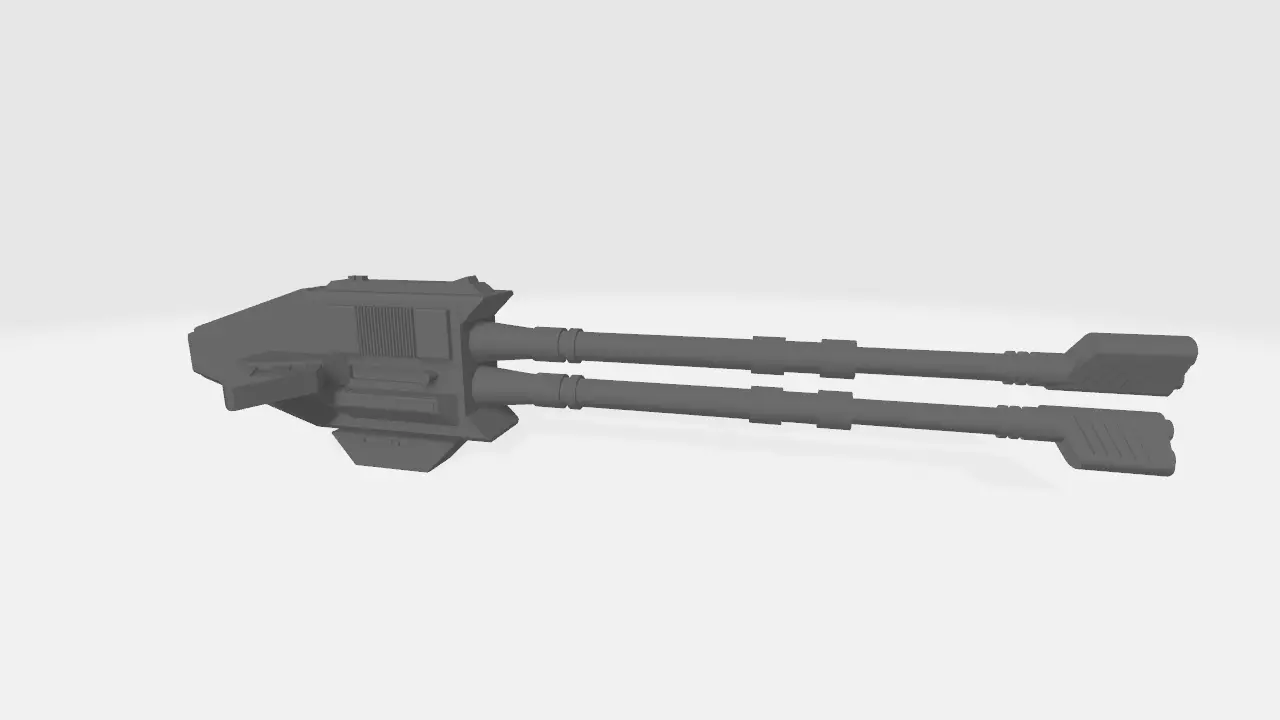 Grievous Speeder Bike Cannon 3D print model