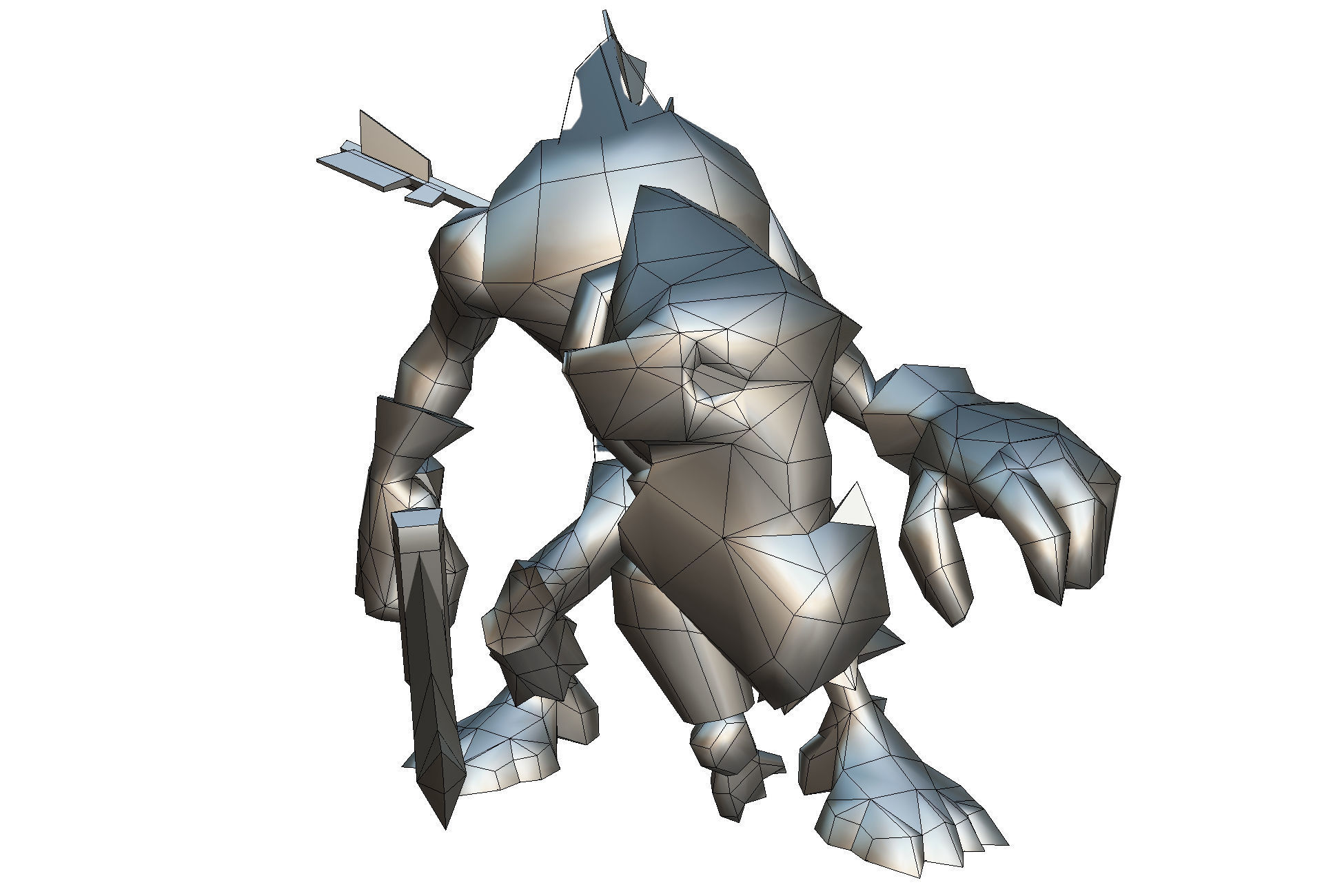 Zombie Crew Bundle  - Low Poly Hand Painted Low-poly 3D model_15