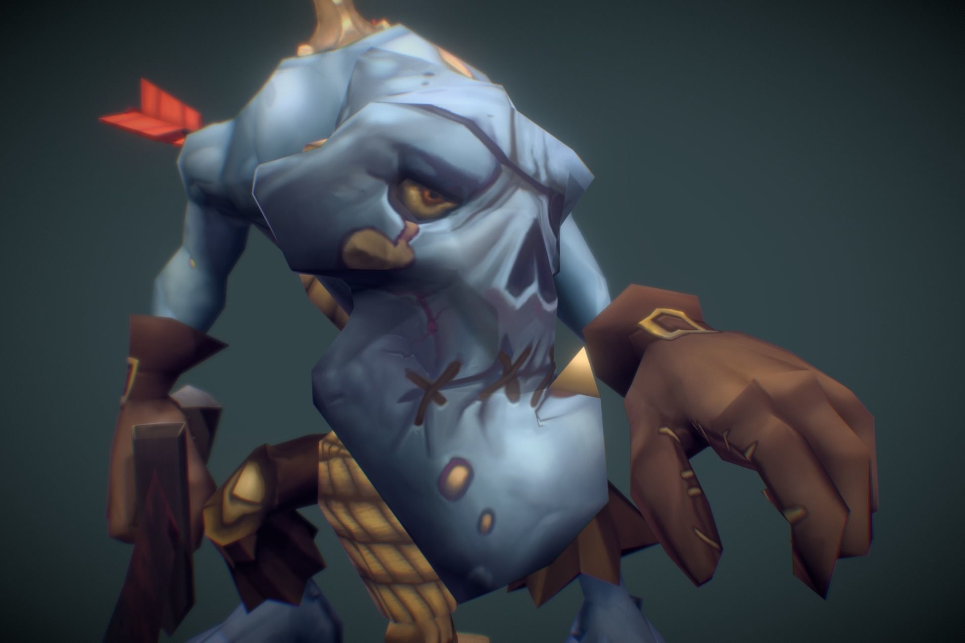 Zombie Crew Bundle  - Low Poly Hand Painted Low-poly 3D model_13