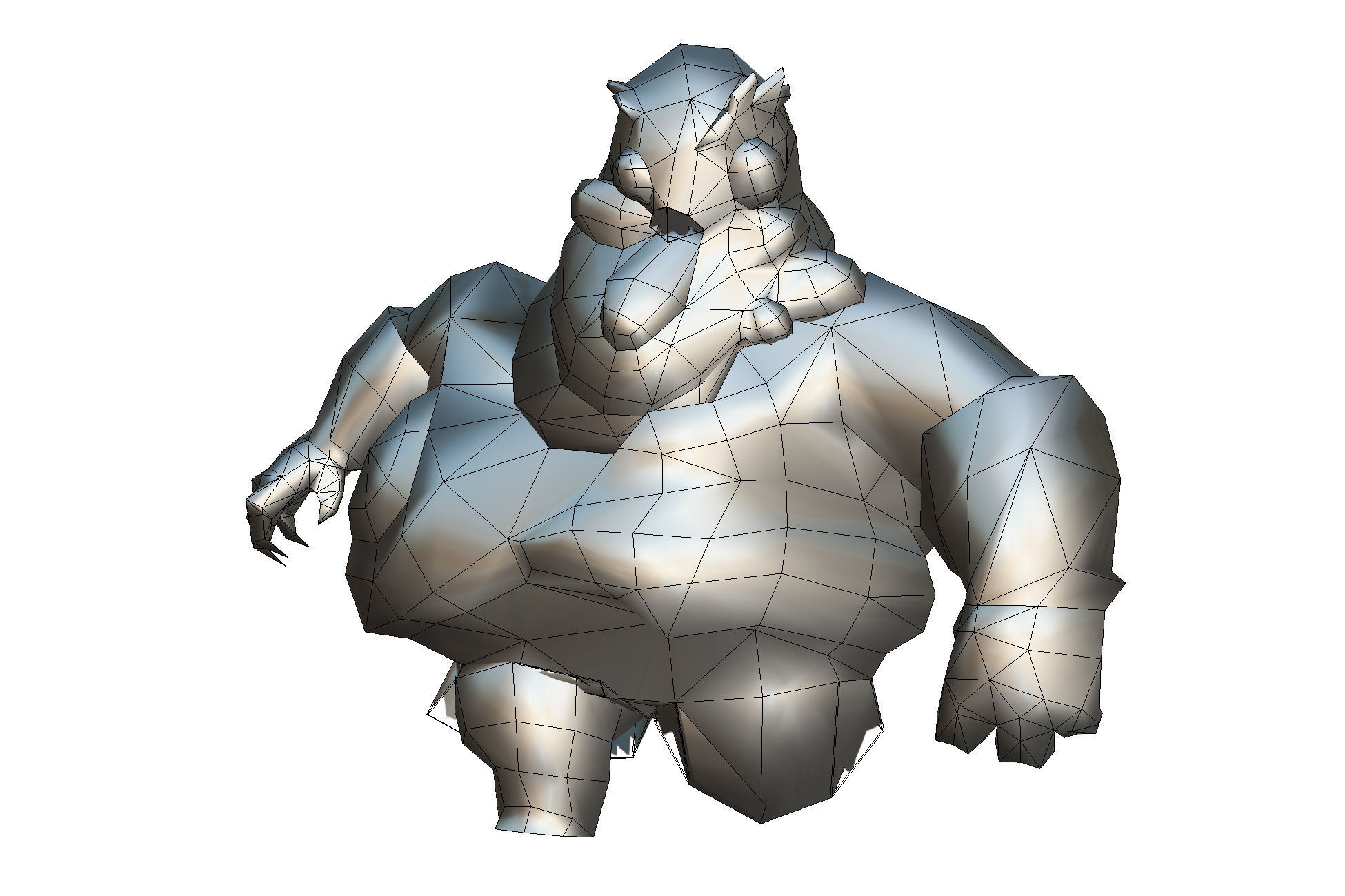 Zombie Crew Bundle  - Low Poly Hand Painted Low-poly 3D model_37