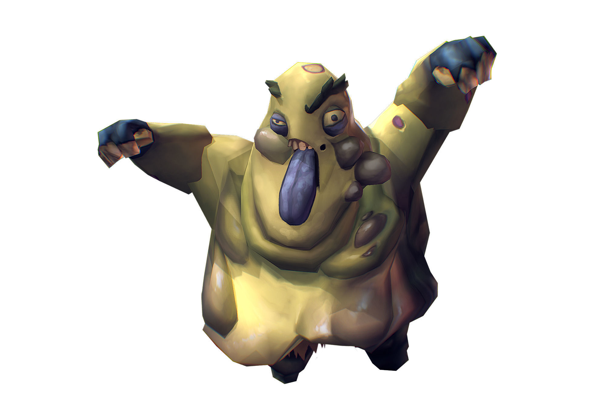 Zombie Crew Bundle  - Low Poly Hand Painted Low-poly 3D model_38