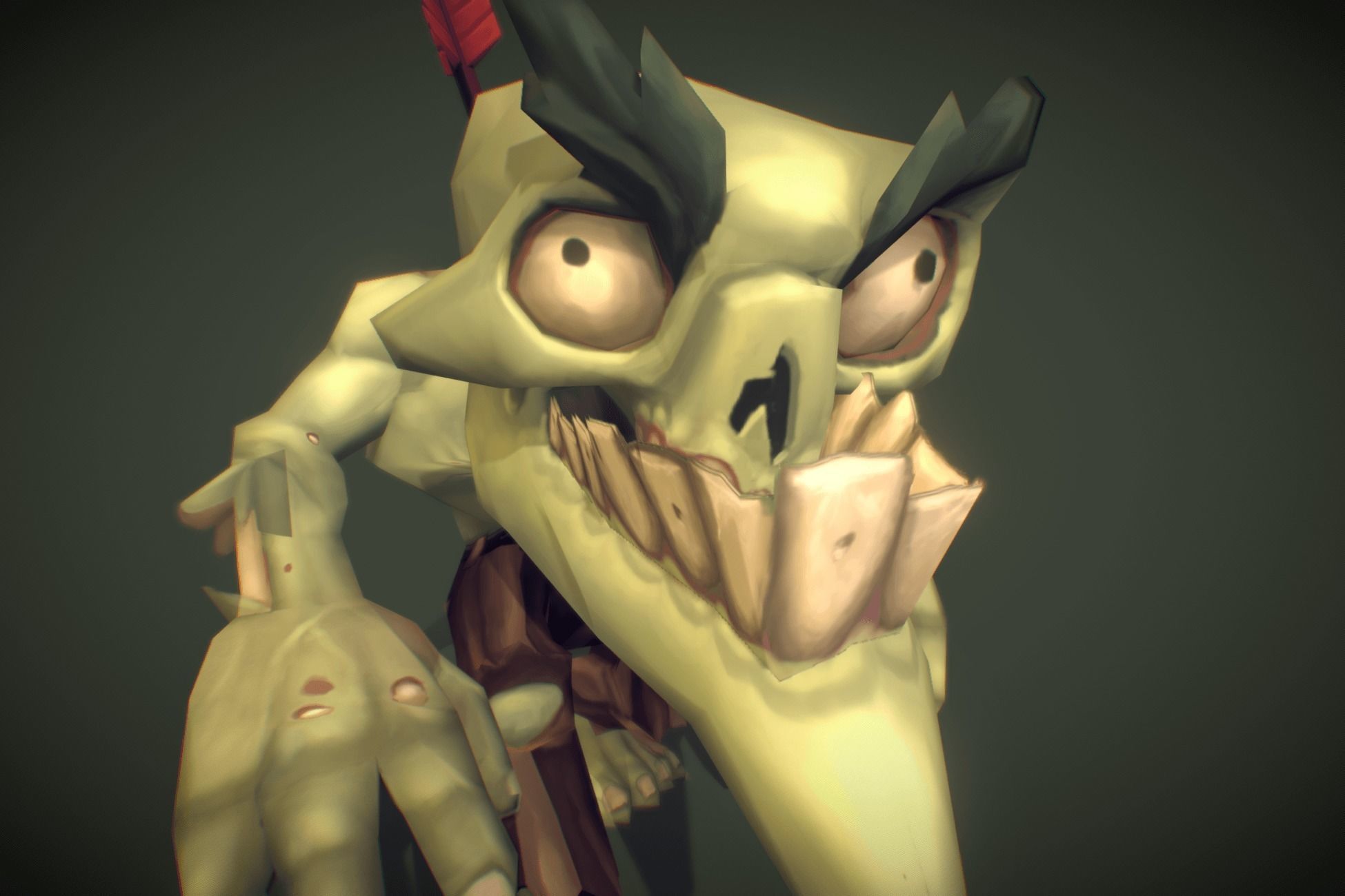 Zombie Crew Bundle  - Low Poly Hand Painted Low-poly 3D model_21