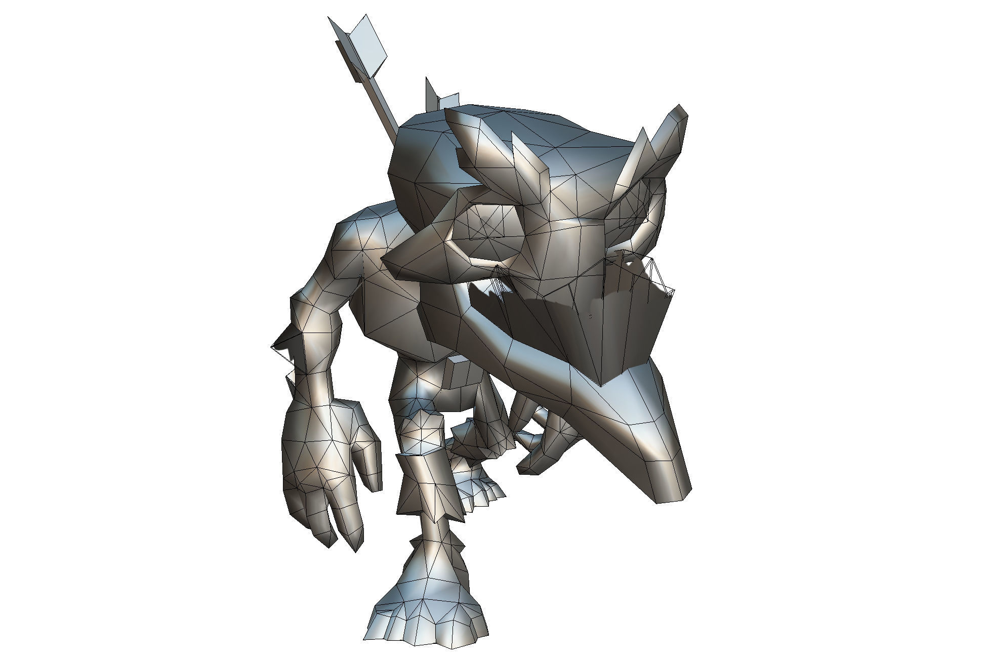 Zombie Crew Bundle  - Low Poly Hand Painted Low-poly 3D model_23