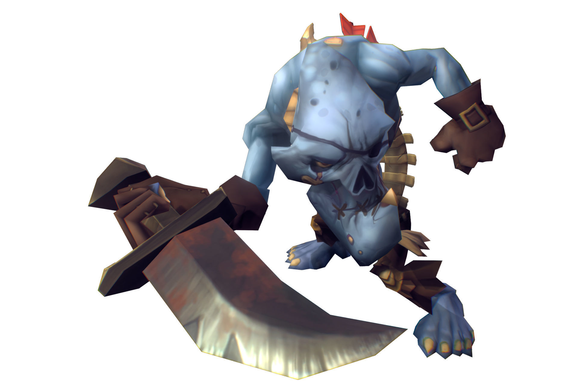 Zombie Crew Bundle  - Low Poly Hand Painted Low-poly 3D model_19