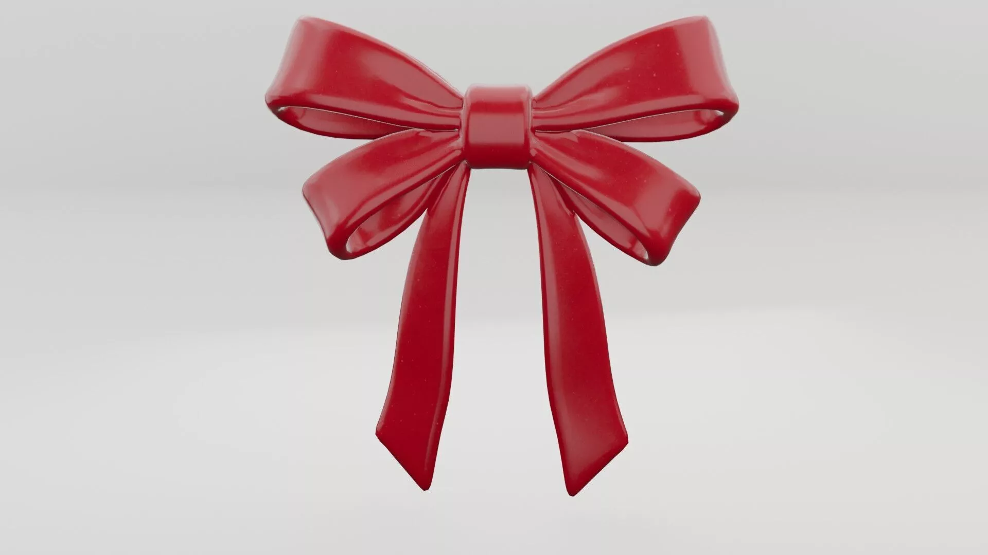 Wrapping bow Low-poly 3D model