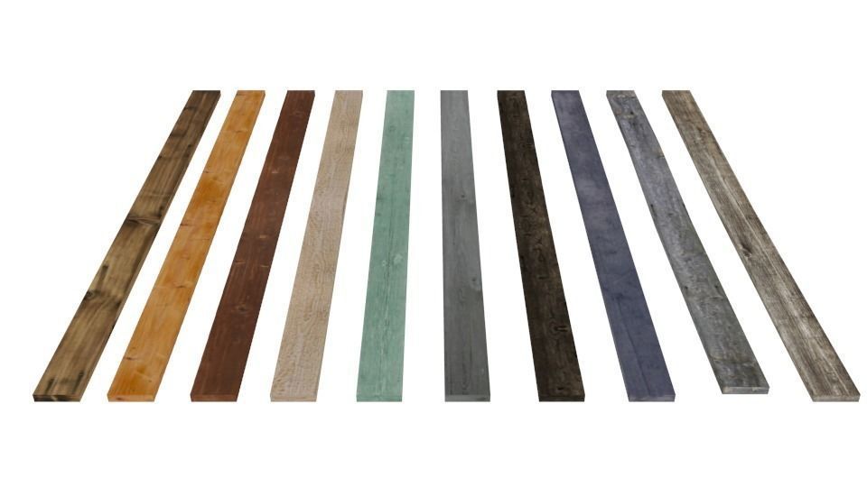 Set of boards Free low-poly 3D model_3