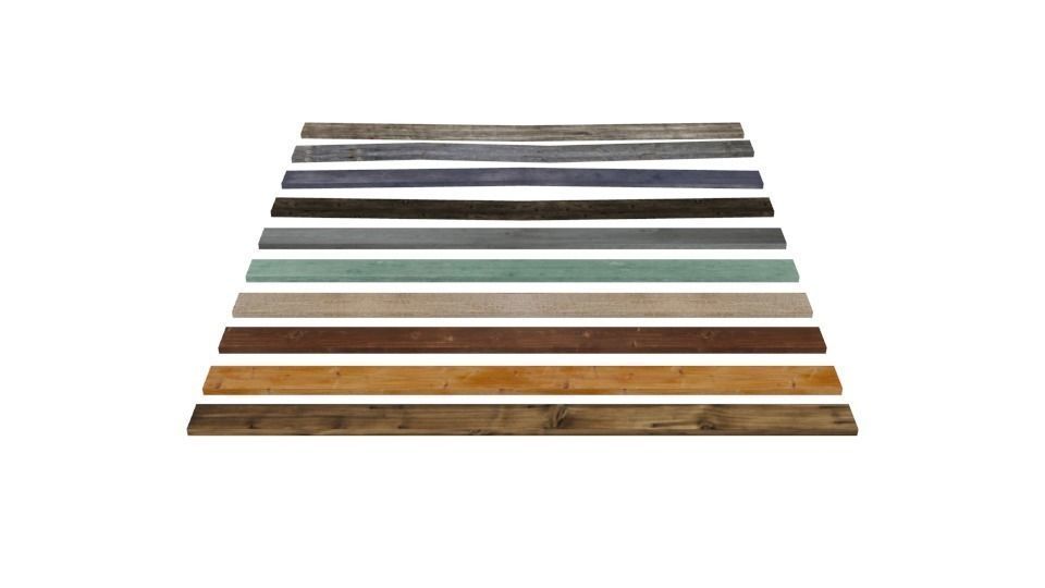 Set of boards Free low-poly 3D model_0