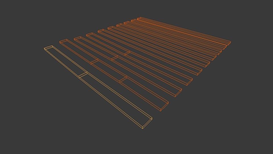 Set of boards Free low-poly 3D model_12