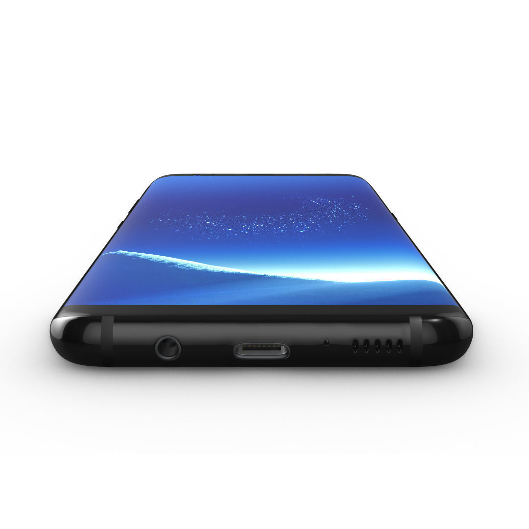 Samsung Galaxy S8 Midnight Black model 3D model_4