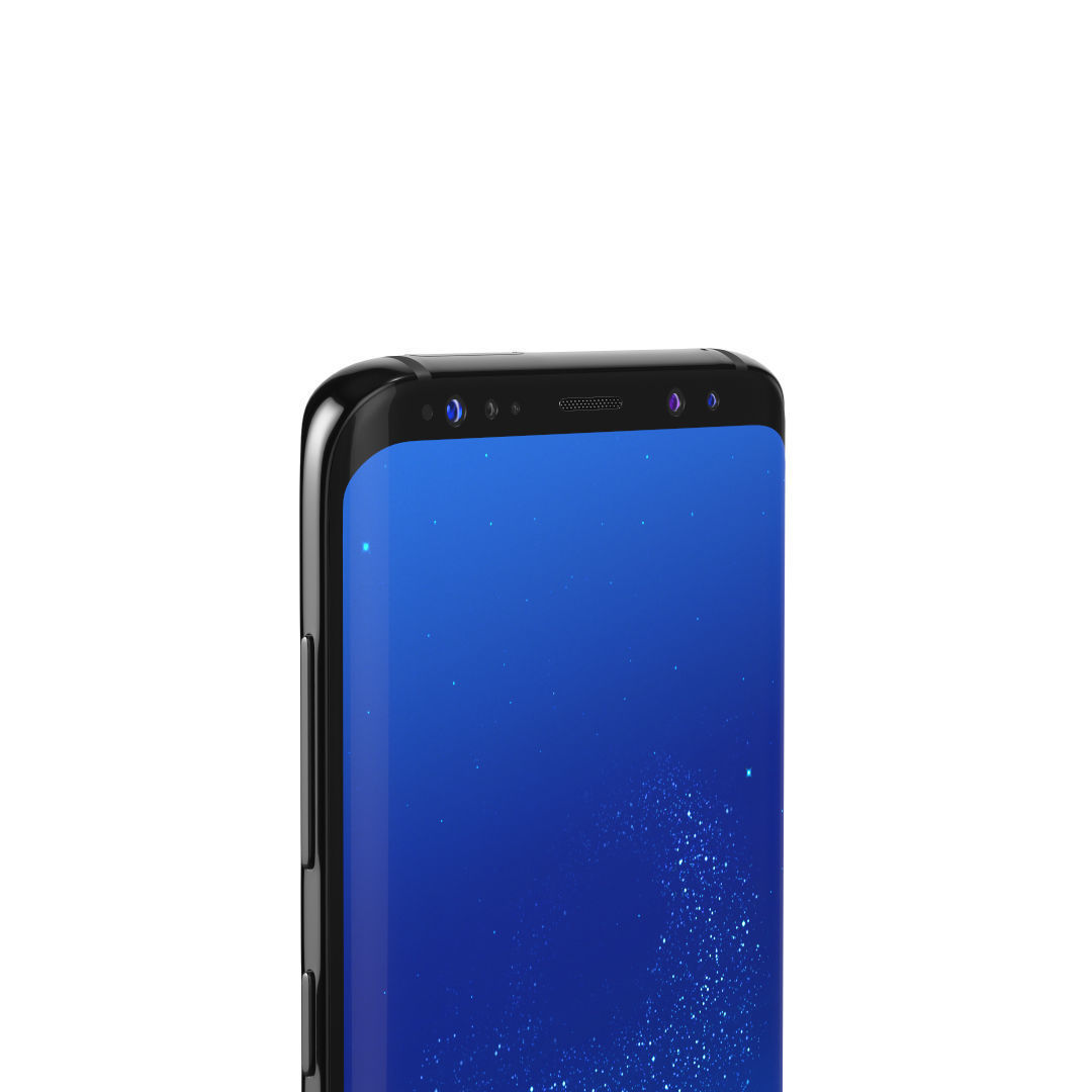 Samsung Galaxy S8 Midnight Black model 3D model_8