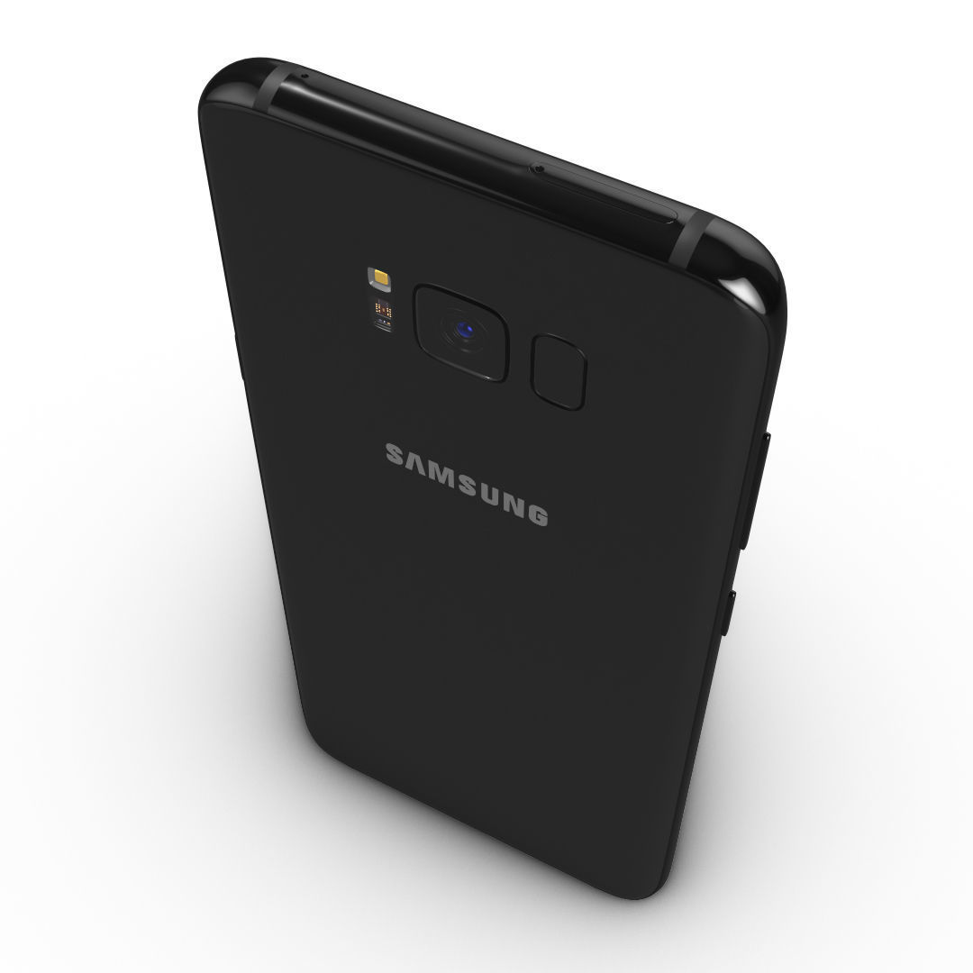 Samsung Galaxy S8 Midnight Black model 3D model_9