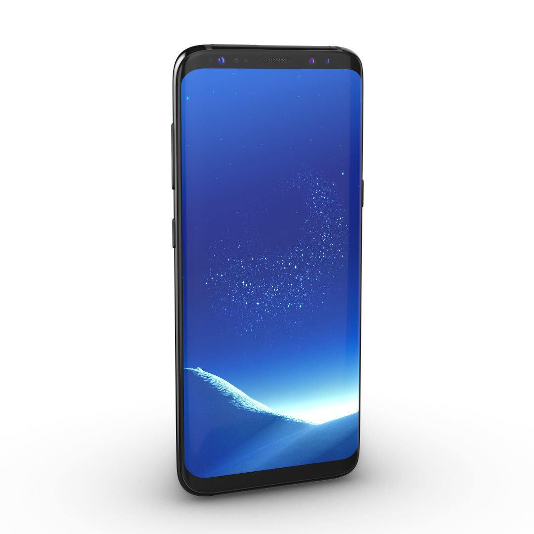 Samsung Galaxy S8 Midnight Black model 3D model_10