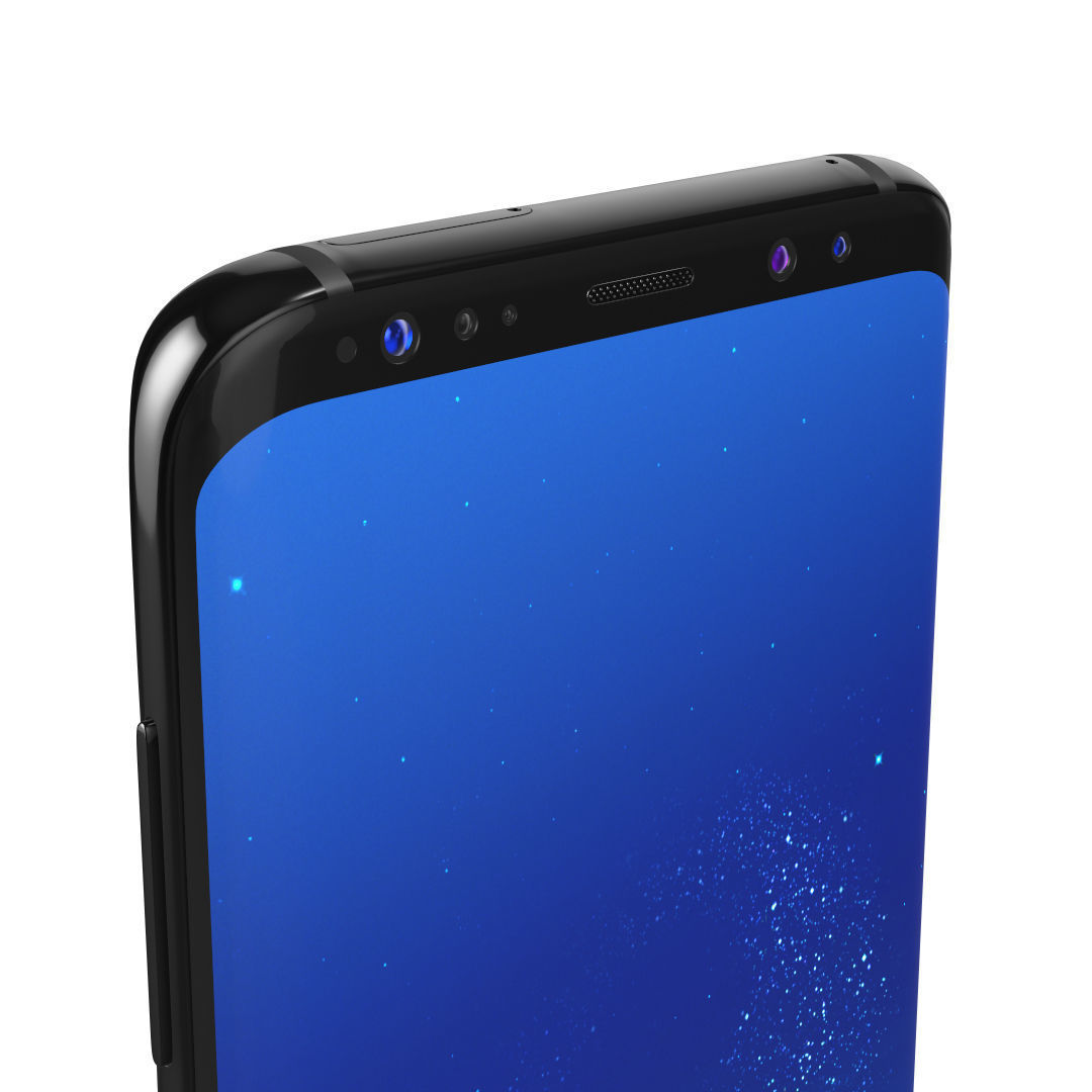 Samsung Galaxy S8 Midnight Black model 3D model_11