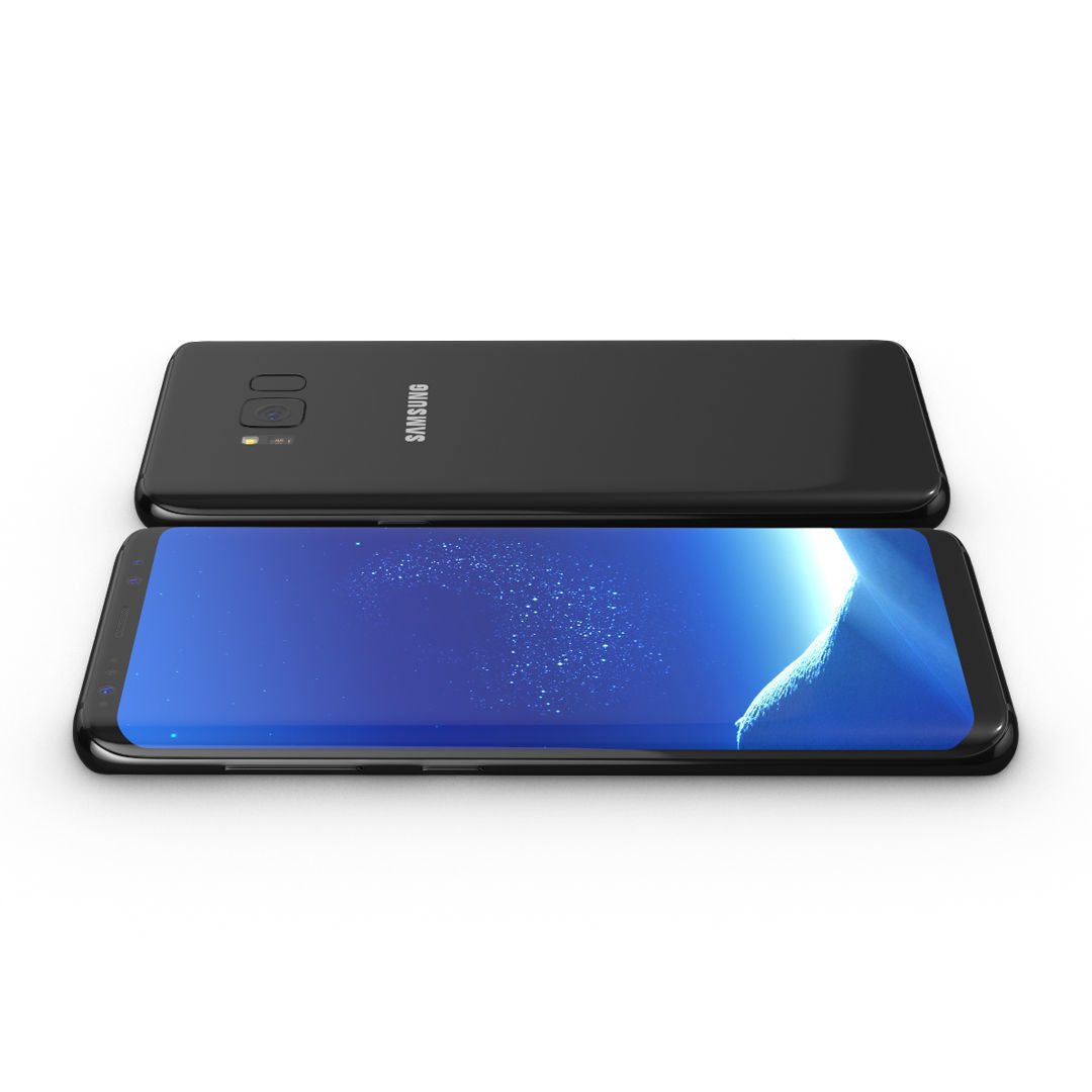 Samsung Galaxy S8 Midnight Black model 3D model_3