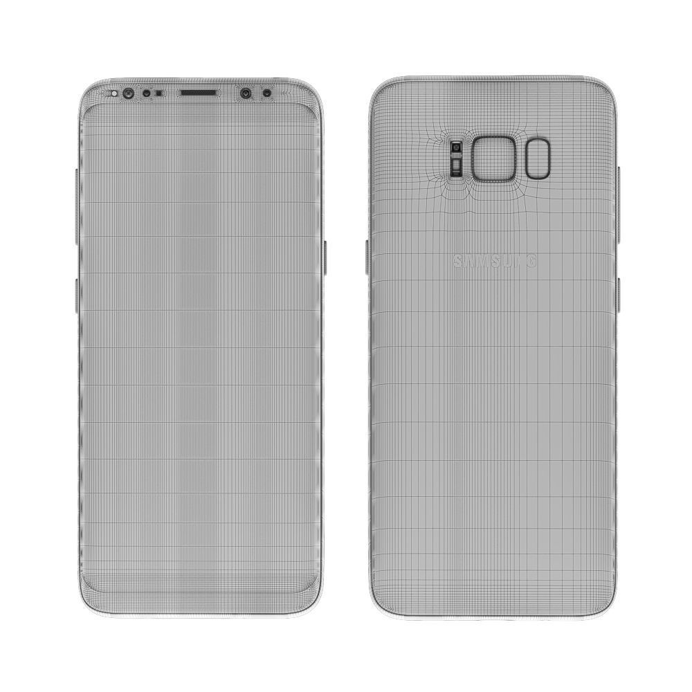 Samsung Galaxy S8 Midnight Black model 3D model_17