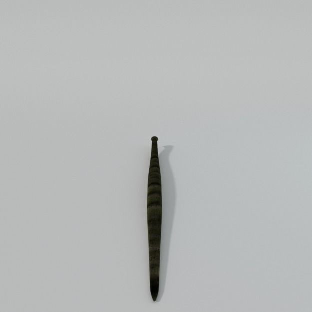 Snake Low-poly 3D model_2