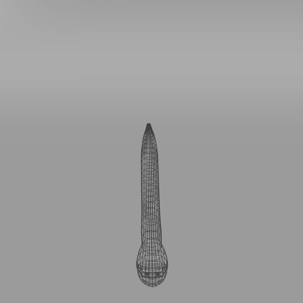 Snake Low-poly 3D model_3