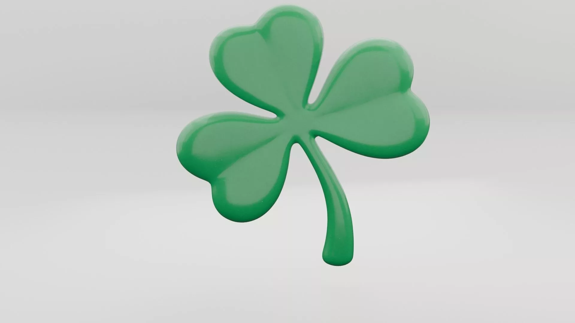 Clover Cartoon Low-poly 3D model