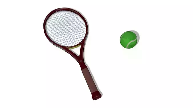 Tennis Racket and ball Rig