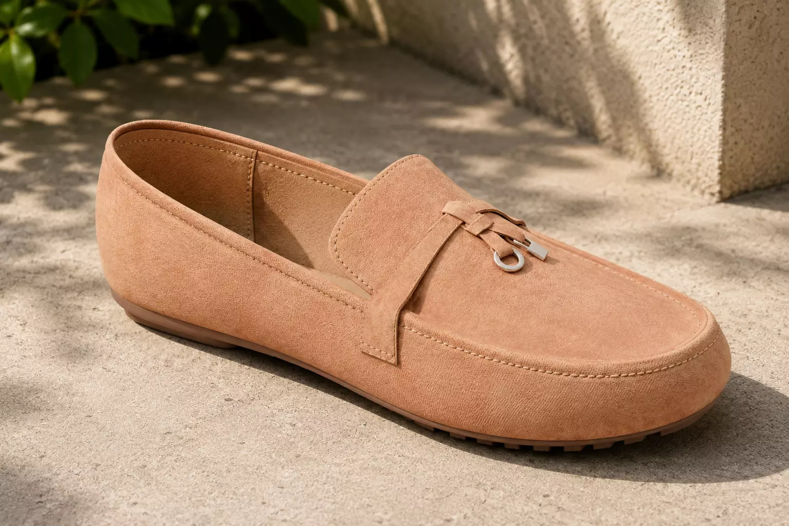 Tan Suede Loafer Footwear 3D model