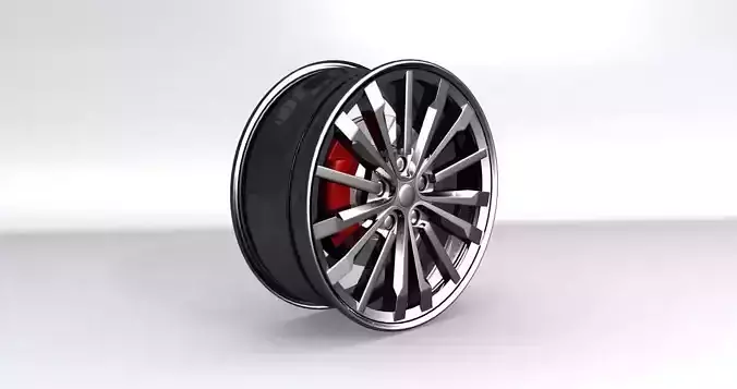 luxury car RIM 3D model