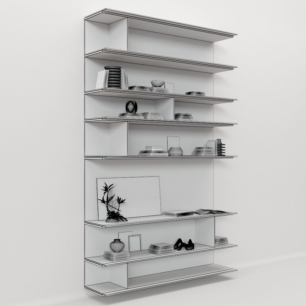 jesse online wall mounted system 3D model_2