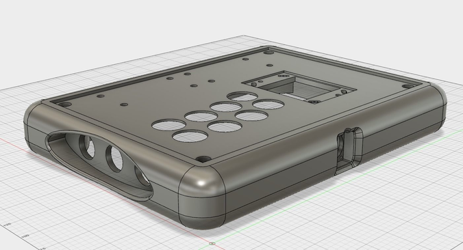 Arcade Stick Barebones Case 3D print model