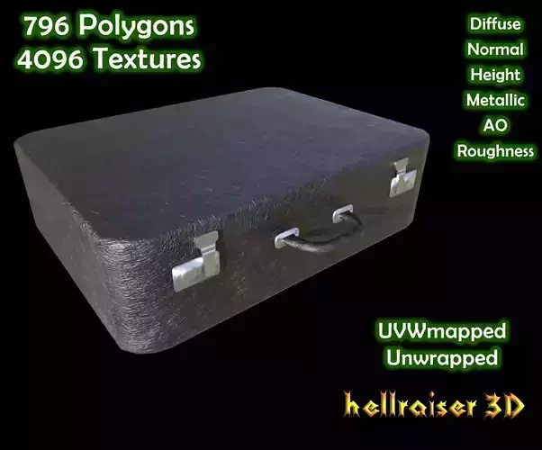 Suitcase - PBR - Textured