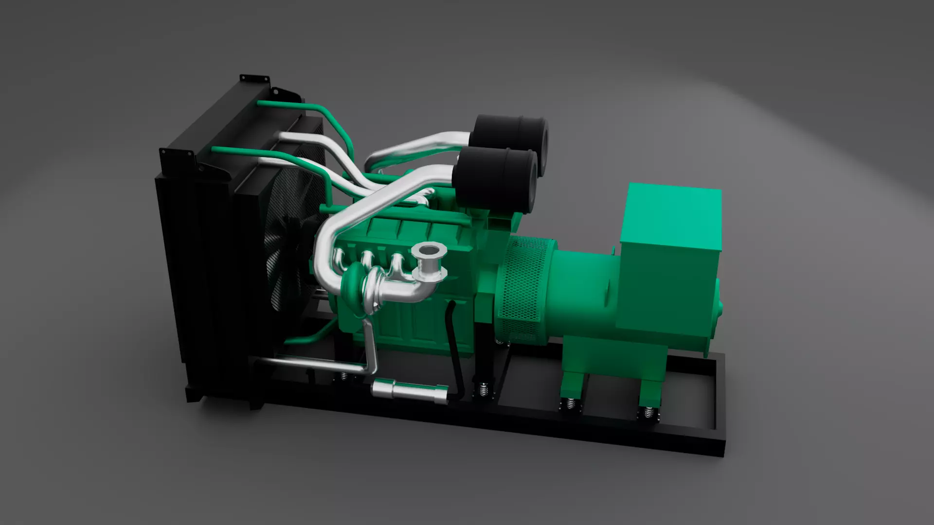 Emergency Generator 3D Modeling 3D model