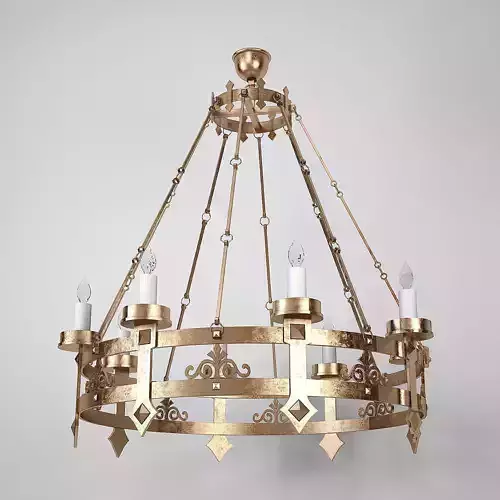 Provence Chandelier 3D model