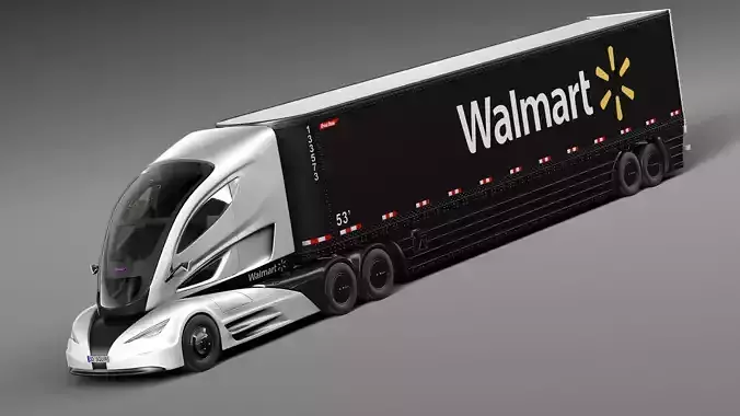Walmart Truck 2015 3D model
