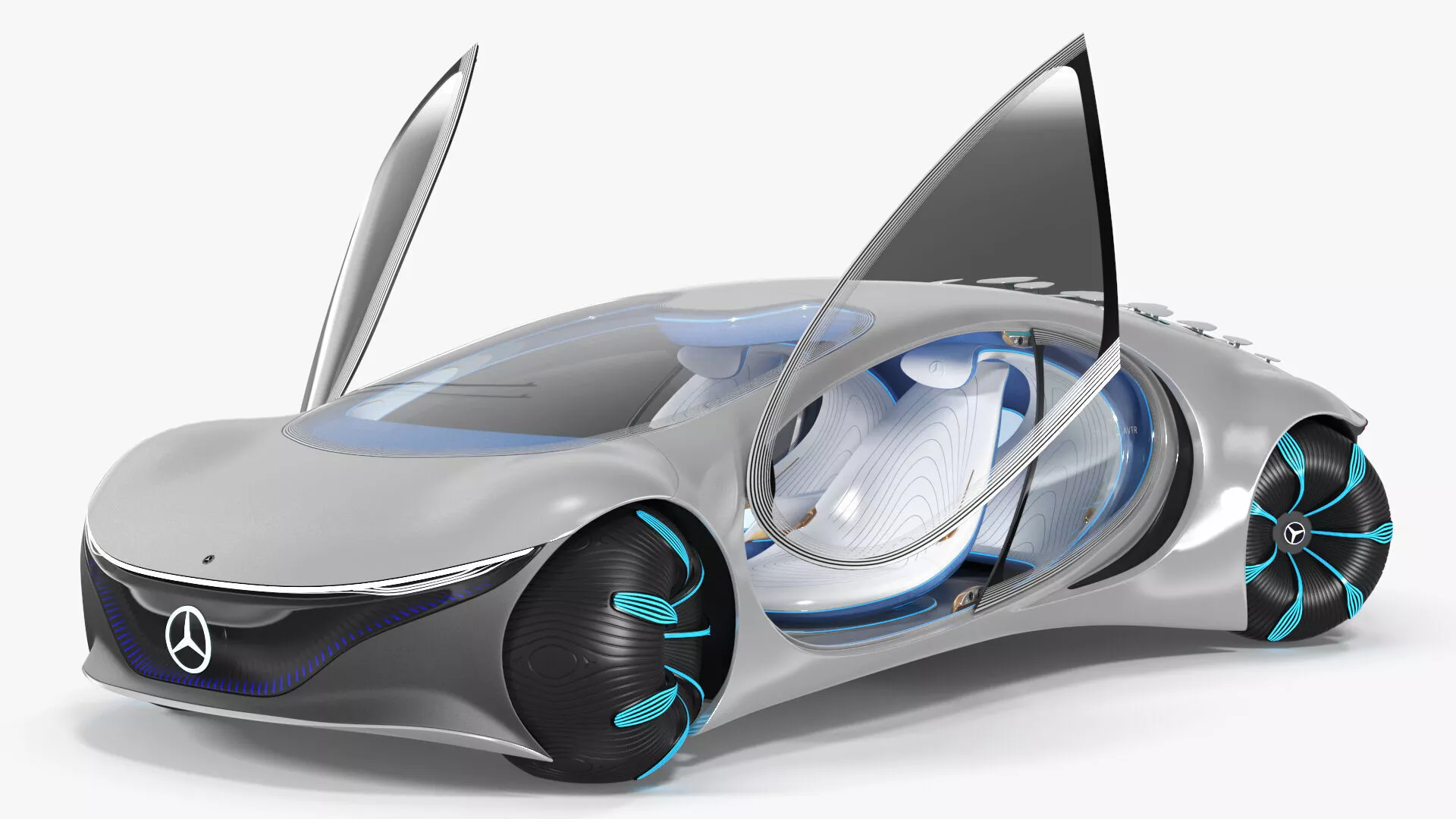 Mercedes Vision AVTR Rigged 3D model