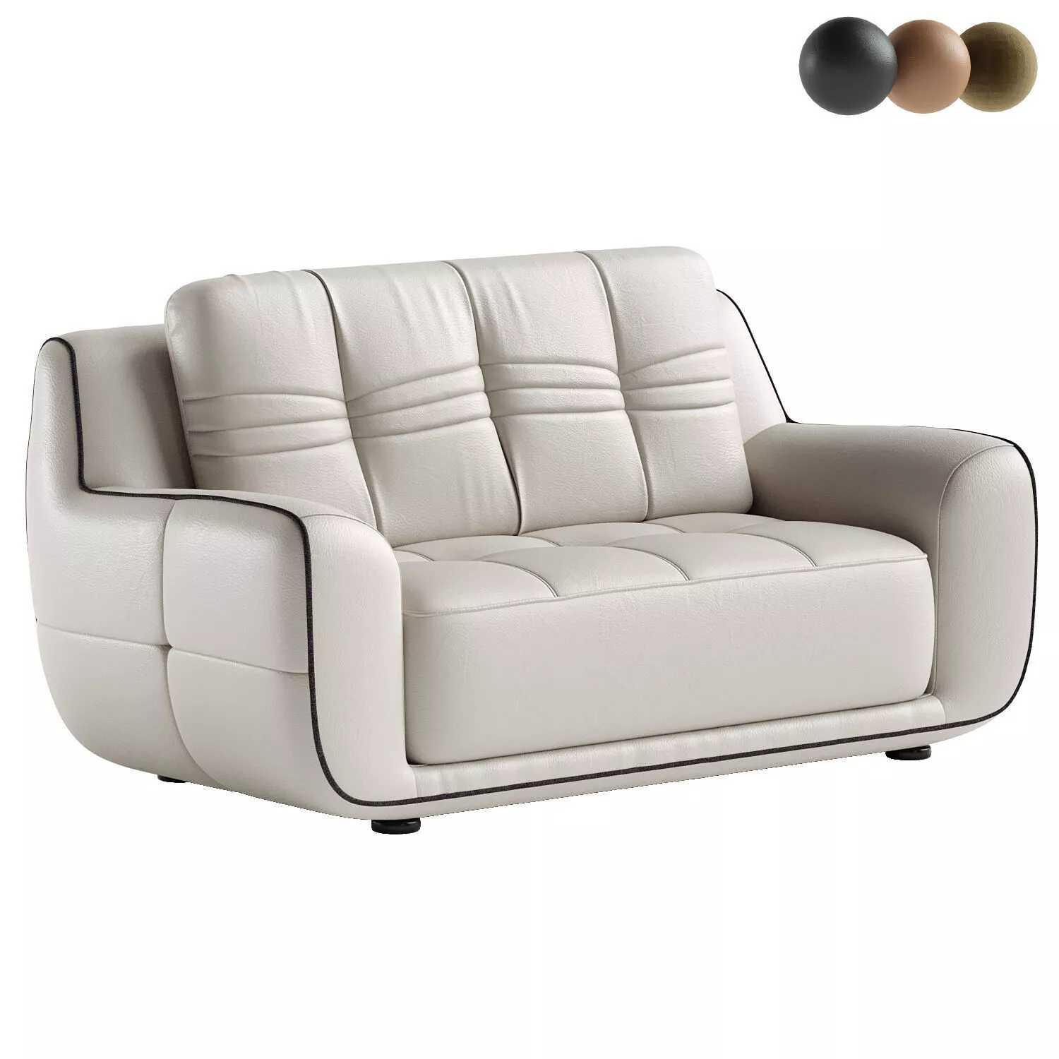 Elegant Loveseat 3D model