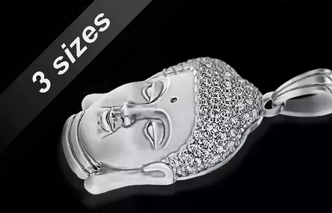 Buddha pendant 3D print model
