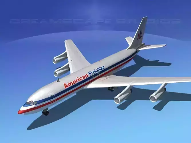 Boeing 707 American Freighter