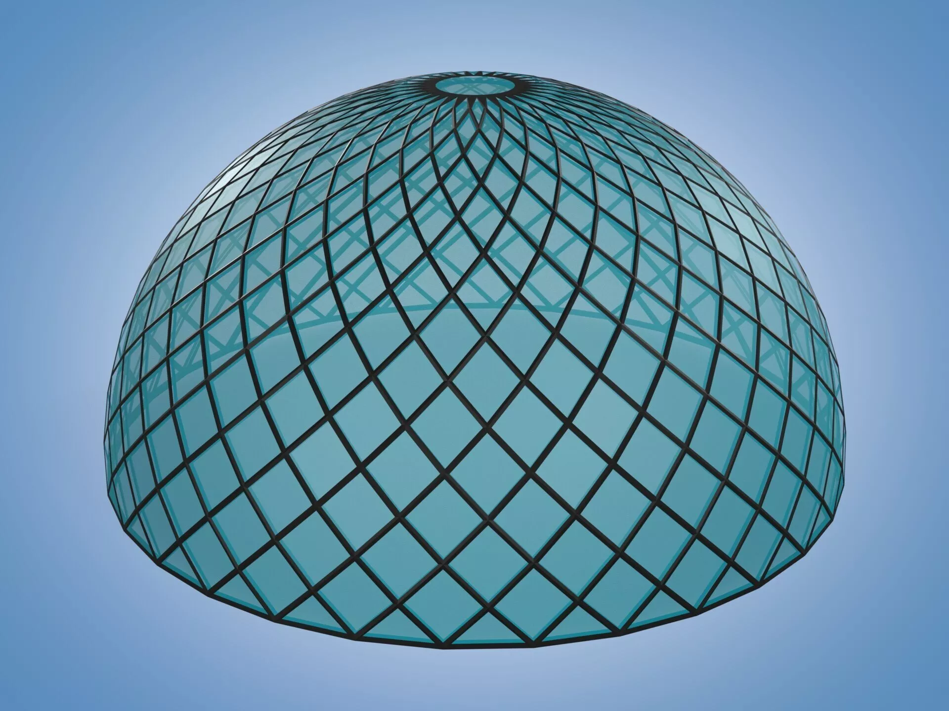 Buildings - Structures - Dome Low-poly 3D model