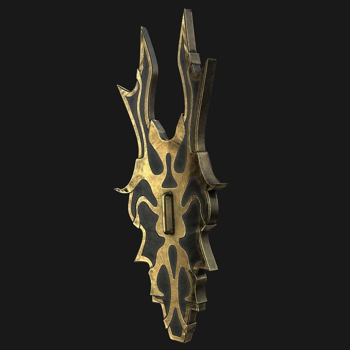Shield fantasy 3D model_9