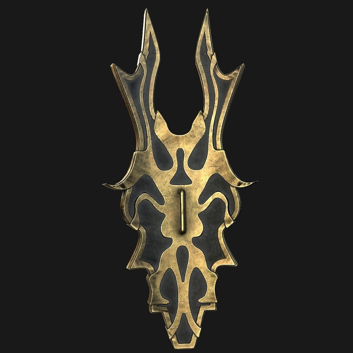 Shield fantasy 3D model_4