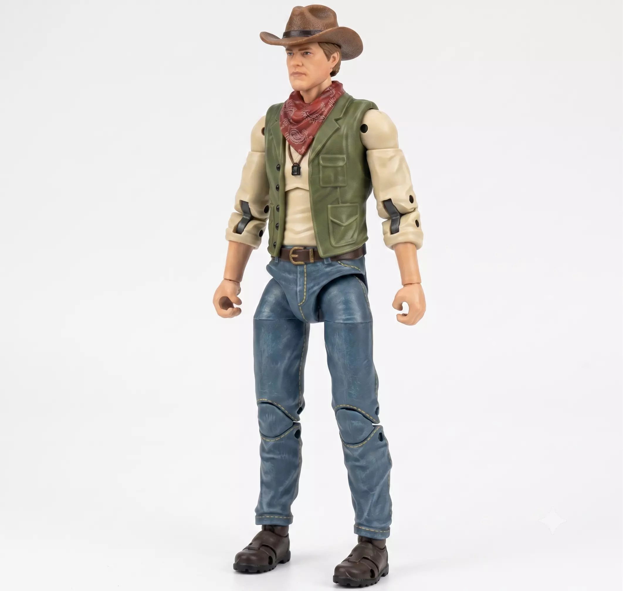 Cowboy Billy Articulated Deluxe figure 15cm 3D print model