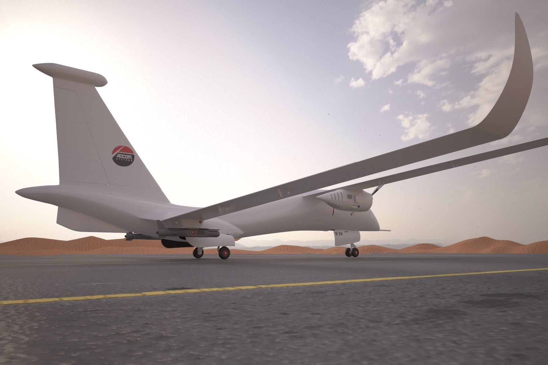 ADCOM United 40 Drone 3D model_4