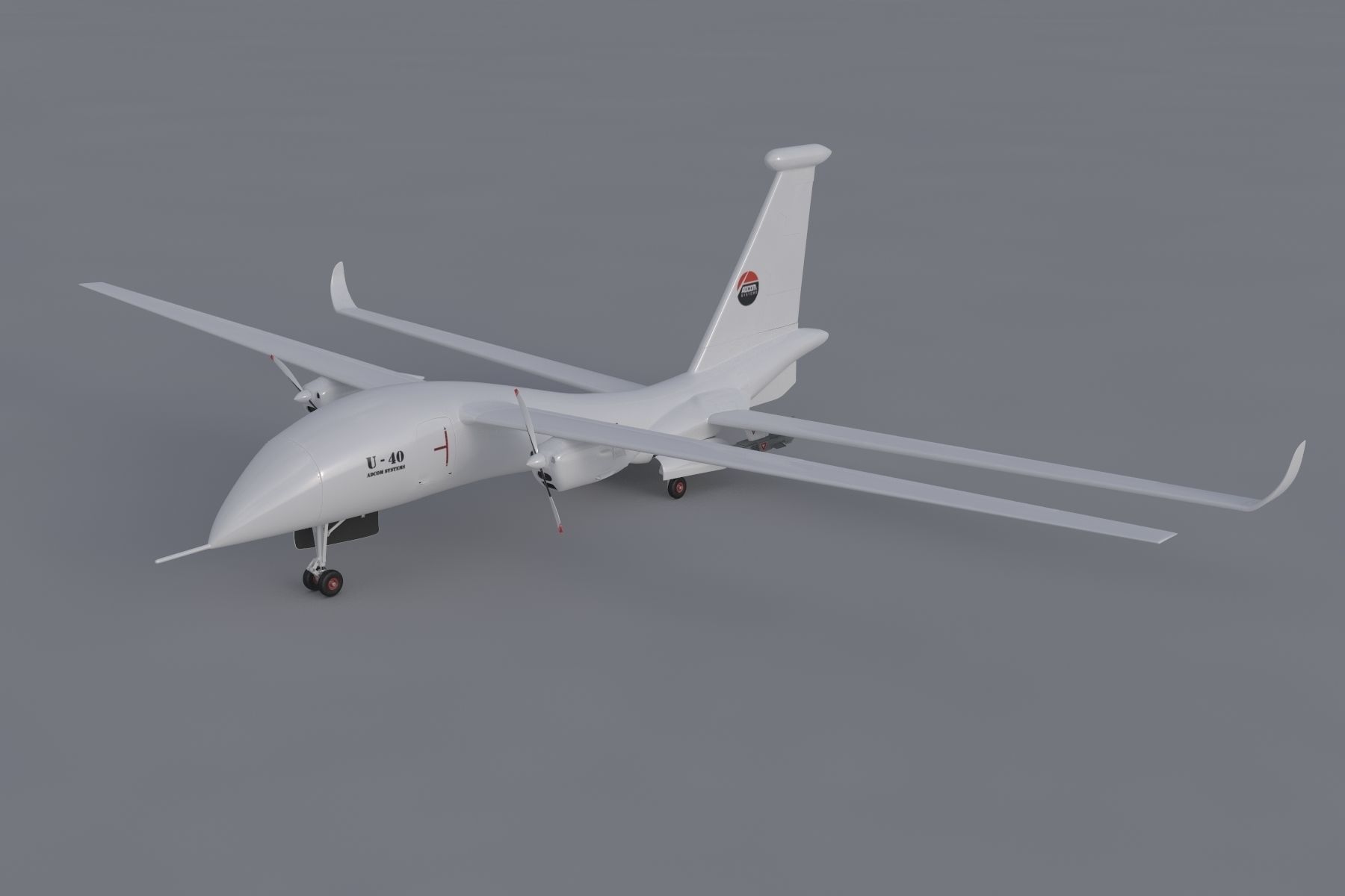 ADCOM United 40 Drone 3D model_22