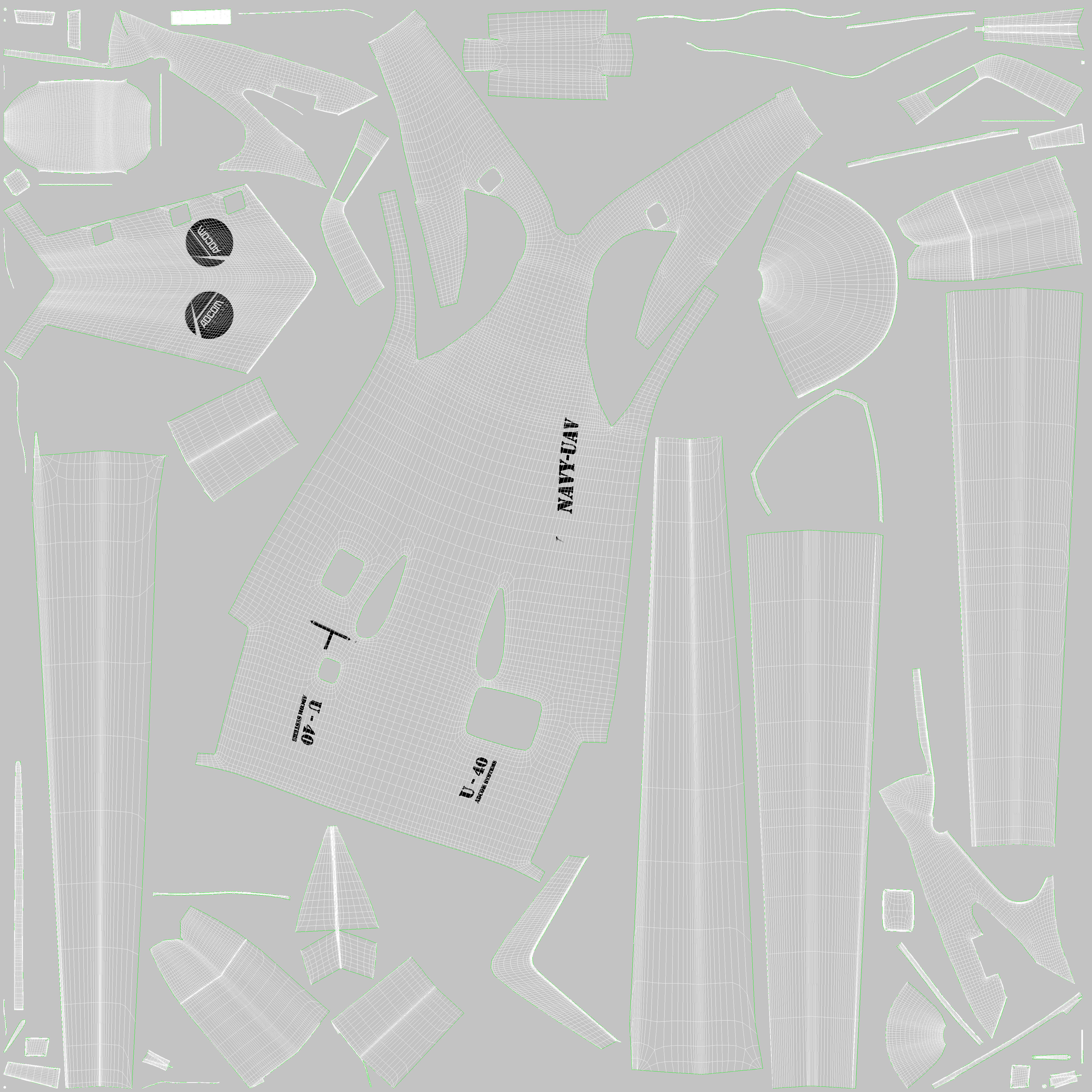 ADCOM United 40 Drone 3D model_30