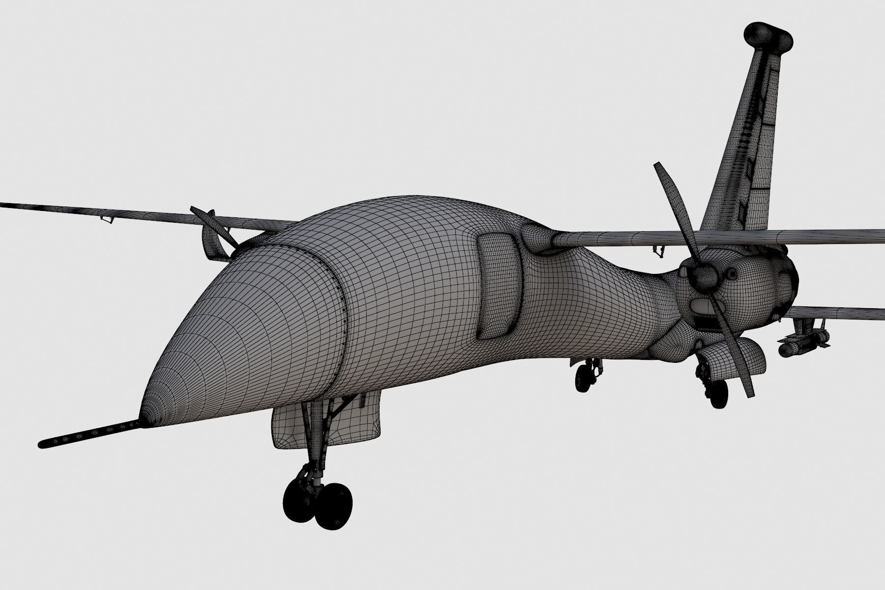 ADCOM United 40 Drone 3D model_28
