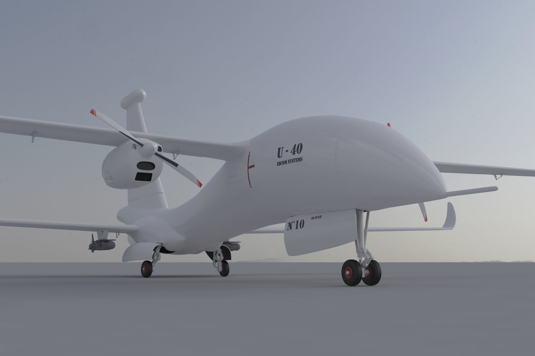 ADCOM United 40 Drone 3D model_12