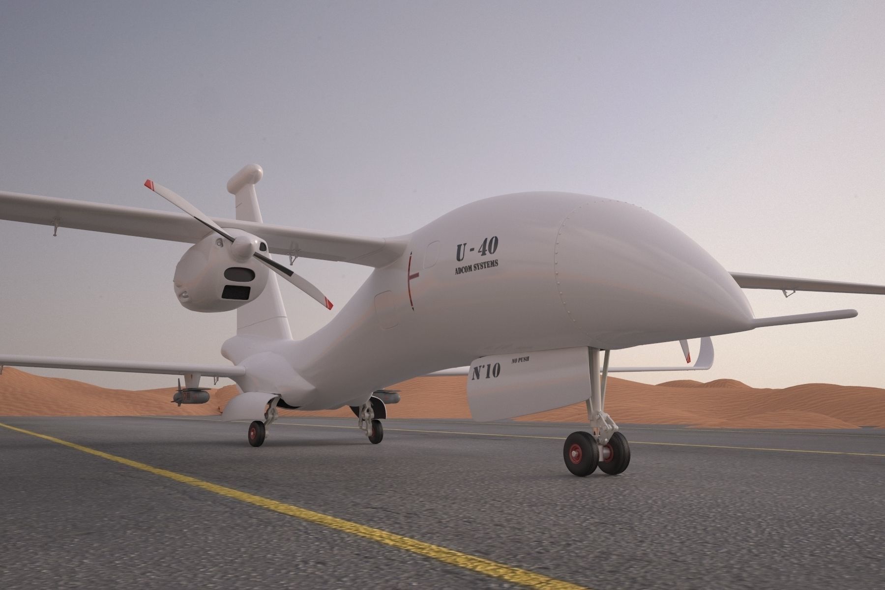 ADCOM United 40 Drone 3D model_3