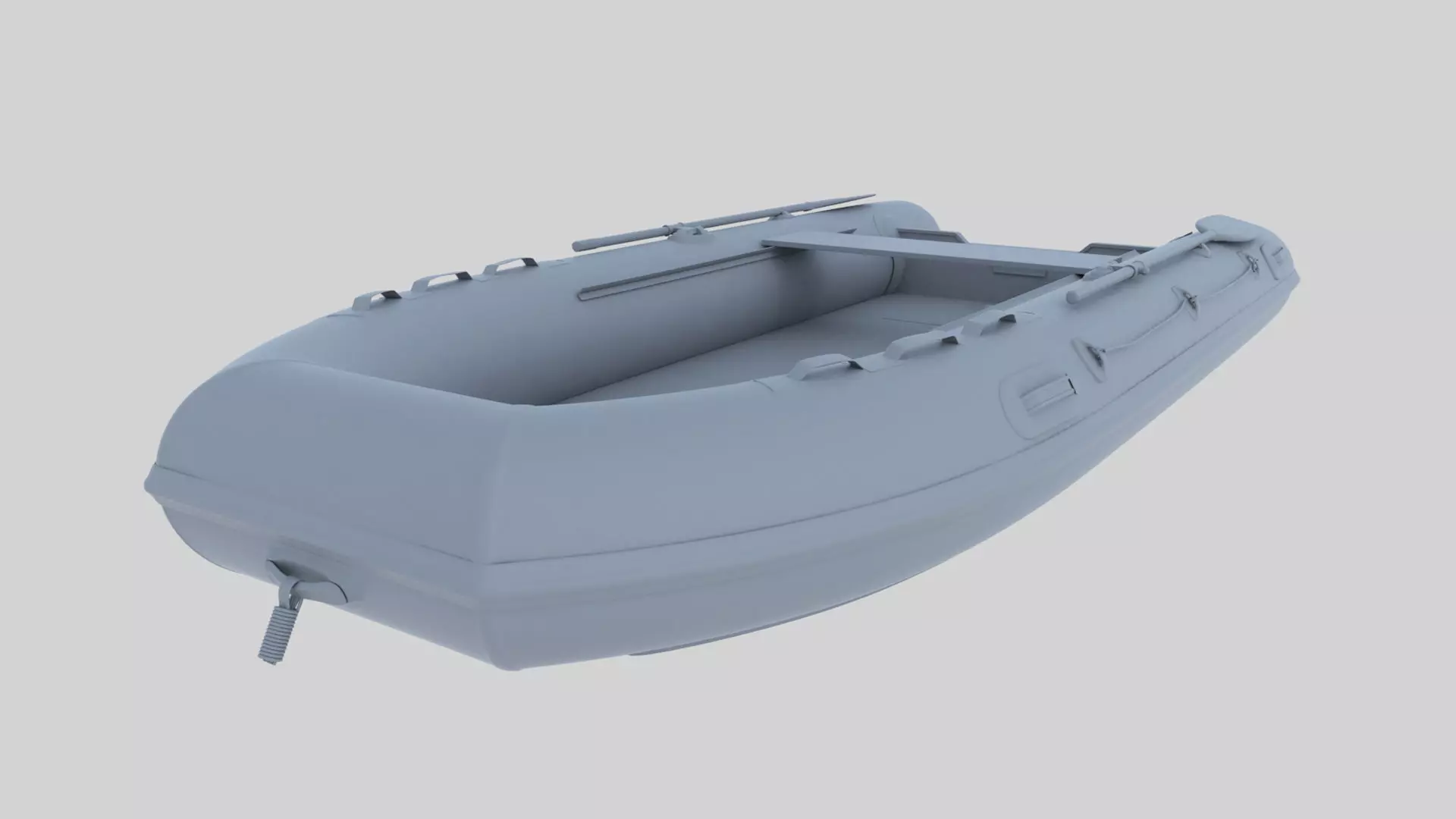 3D Boat inflatable 3D model_0